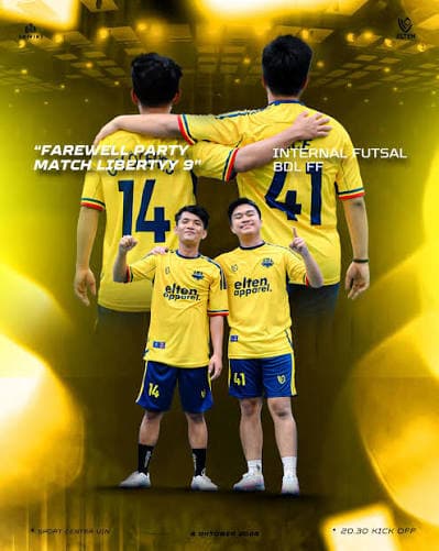 Poster Farewell Party Match Liberty 9